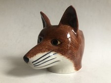 Quail Ceramics Ornamental Fox Head Egg Cup