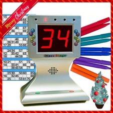 Bingo Machine Disco Bingo Tickets Markers Family Bingo Party Starter Kit 