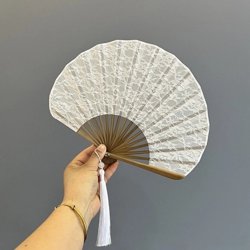 1pc folding hand fan vintage - 1pc,