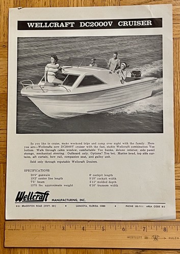Vintage wellcraft dc2000v - vintage,