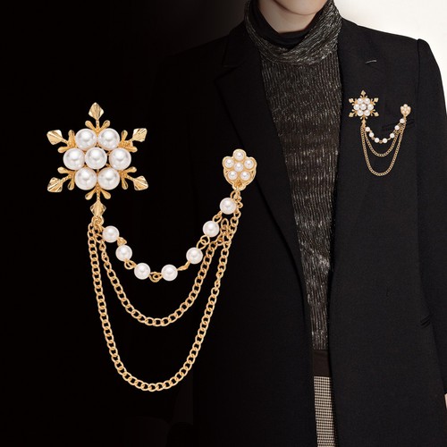 Snowflake crystal flower gold - crystal,