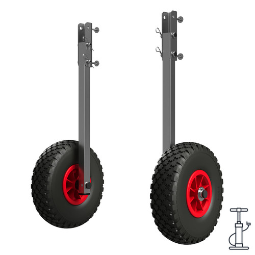 Boat transom wheels launching - wheels,