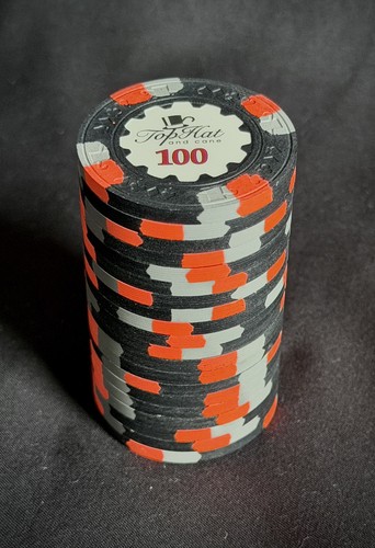 Total chips rare - total, $100