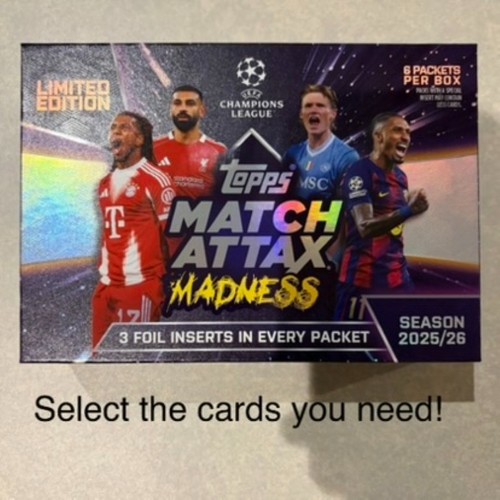 Topps ucl match - match, attax