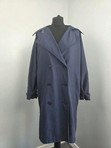 Vintage navy trench coat - vintage,