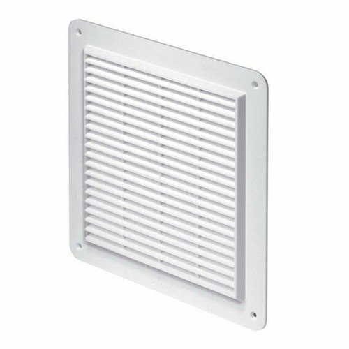 White air vent grille 250mm - white, x