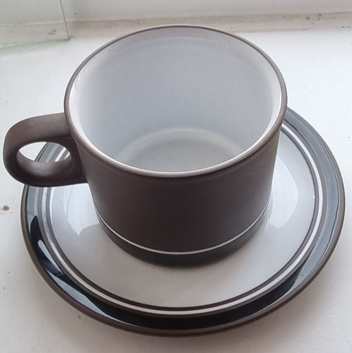 Vintage hornsea contrast brown - vintage,