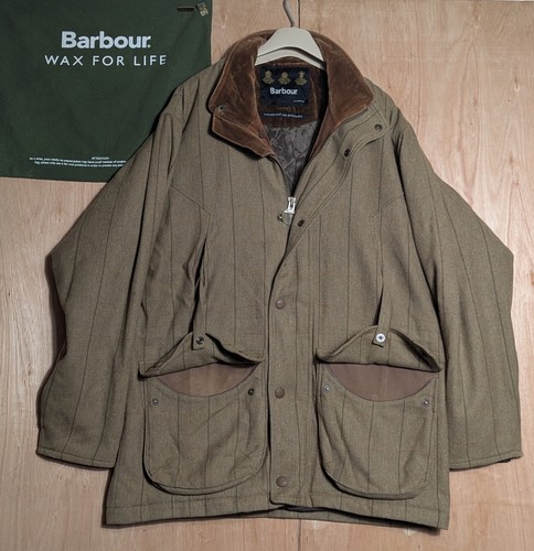Barbour berwick green tweed - green,
