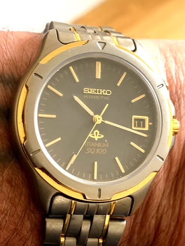 Vintage seiko kinetic titanium - seiko,