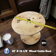 18" X 16 1/8 inch wood cable