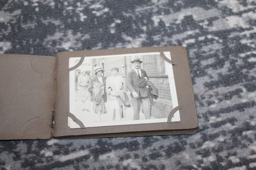 Antique mini photo - photo, album