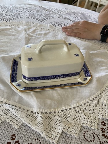 Vintage ringtons blue - vintage, willow