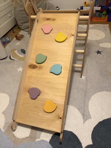 Toddler climbing frame - in,