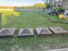 Reclaimed stone pier caps - reclaimed, /