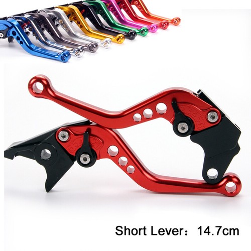 Short red brake clutch levers - brake,