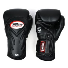 Twins Special Muay Thai Boxing Gloves Leather Deluxe BGVL6 Black Red White Green