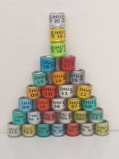 30 Racing Pigeon Rings - from Ireland - IHU 91 --》 2020