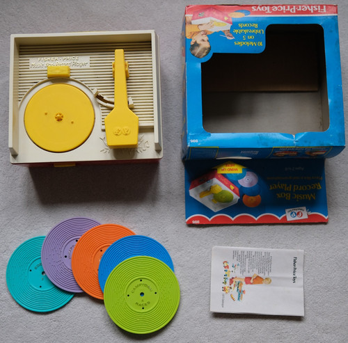 Fisher price music box record - fisher,