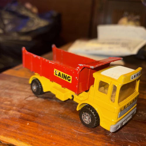 Leyland tipper yellow red - tipper,