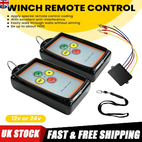 12v 24v wireless - wireless, winch