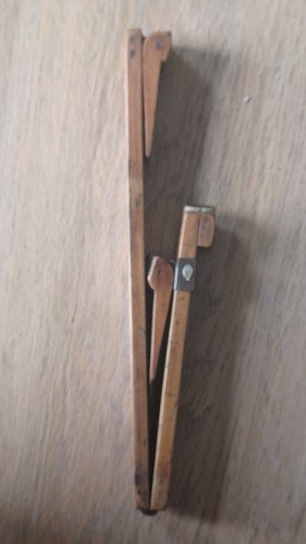 Antique wooden foot measure - foot, by