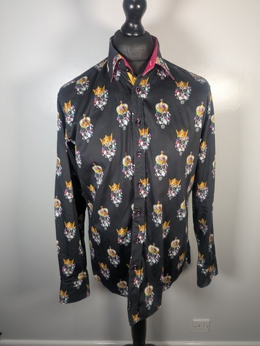 Claudio lugli shirt skulls red - lugli,