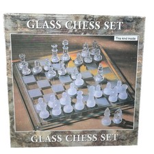Glass Chess Set Board Game