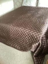 Marks & Spencer large throw/bedspread Chocolate pre loved