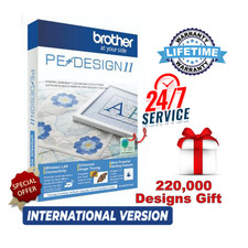 ?️️️Pe Design 11 - Embroidery Digitizing - Lifetime license ⭐ LIFETIME LICENSE