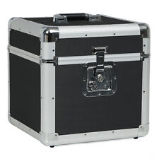 Vinyl Case - 12" Record Case (100 LPs) Silver/Black