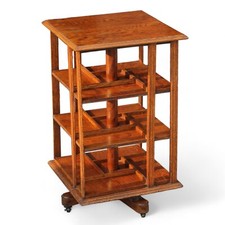Early 20th Century Oak Revolving Bookcase
