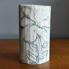 Vintage Carn Pottery Small Flower Vase Penzance Cornwall 11.5cm Tall