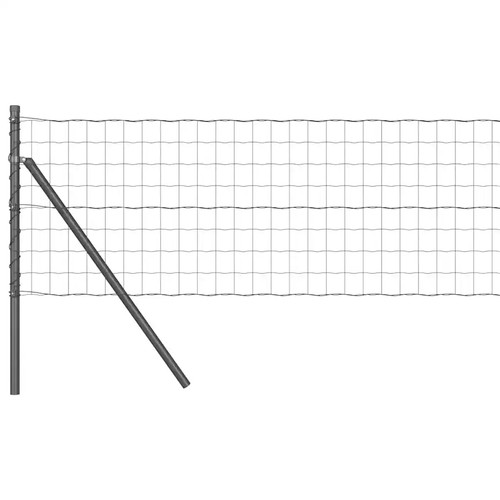 Euro fence with concrete base - fence,