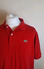 Lacoste Shirt Red Polo Shirt