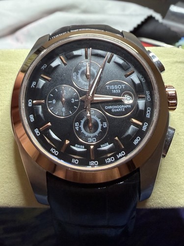 Rare rose gold tissot 1853 - rose,