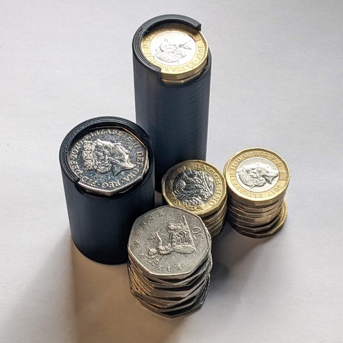 50p coin dispensers - &,
