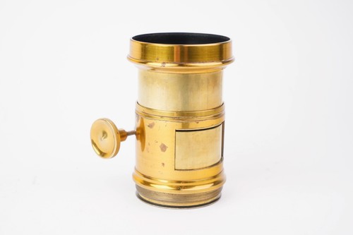 Vintage brass lens 210mm - vintage,