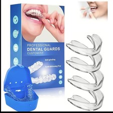 4X Mouth Guard Teeth Grinding Guard Dental Night Guard Custom Fit for Bruxism