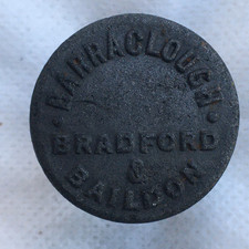 Barraclough Bradford & Baildon antique vintage ginger beer bottle screw stopper