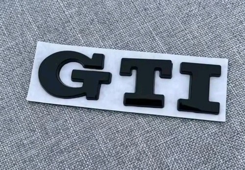Gti badge emblem - emblem, metal