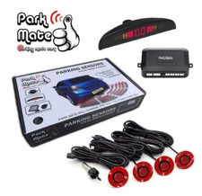 Park Mate PM220 Rear Metallic Red Parking Sensors LED Display For Peugeot 406