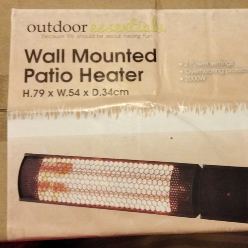 Outdoor essentials 2000w black - essentials,