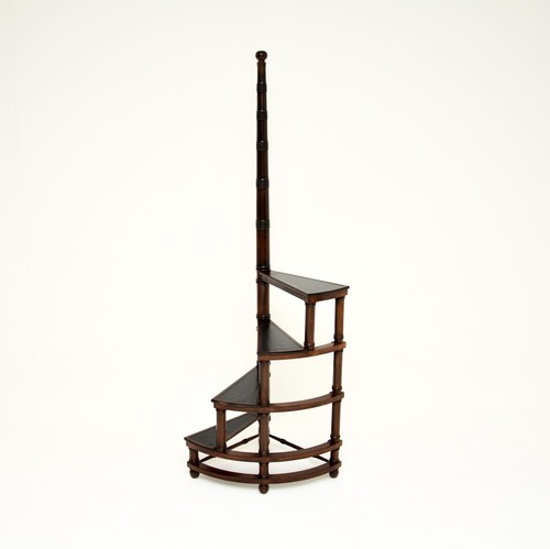 Antique mahogany and - and, leather