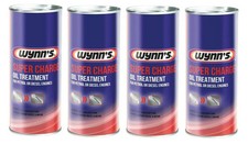 4x Wynns Super Charge Oil Treatment Additive 425ml For Petrol & Diesel Engine