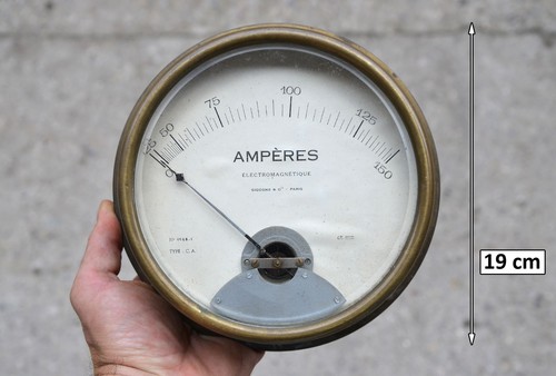 Vintage old industrial gauge