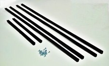 TRUCK CAB REAR SLIDING WINDOW CHANNEL SEAL SET + SCREWS 4 LAND ROVER SERIES 2 3 