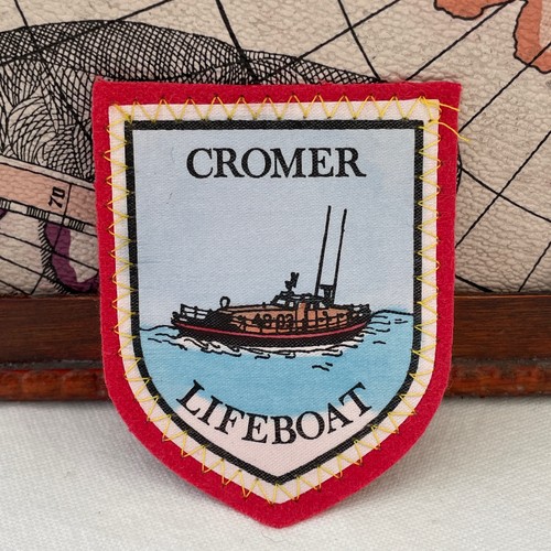 Vintage patch cromer lifeboat - patch,