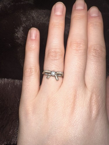 Pandora sterling silver bow