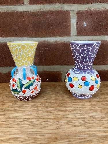 Pair retro italian pottery - pair,