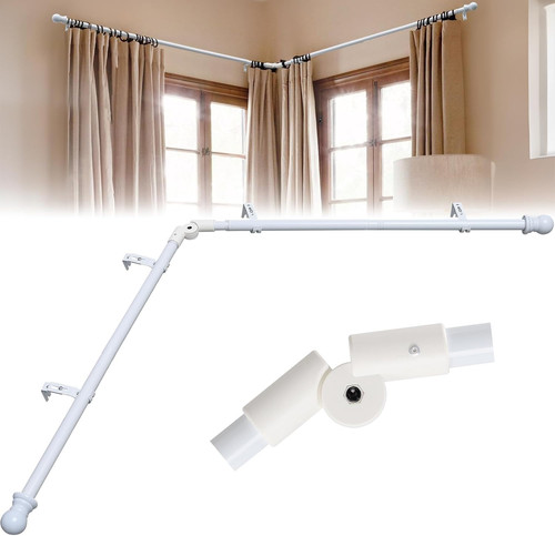 Bay window curtain poles - bay,